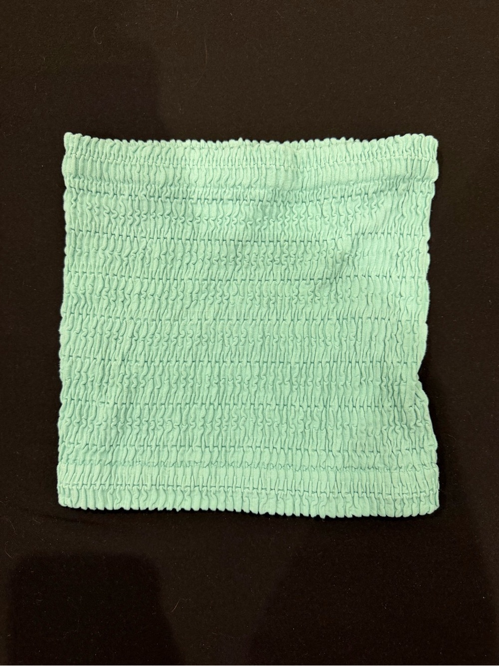 No Boundaries Mint Green Smocked Hair Wrap